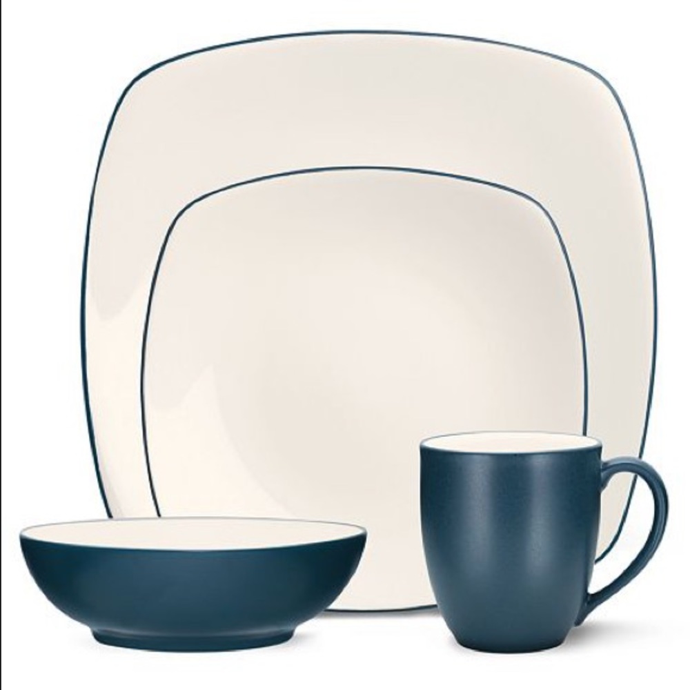 Noritake Square Dinner Plates- set of 2